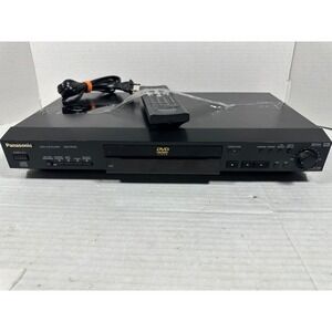 Panasonic DVD-RV22‎ DVD CD Player Black with Remote N2QAJB000043 Vintage 2002